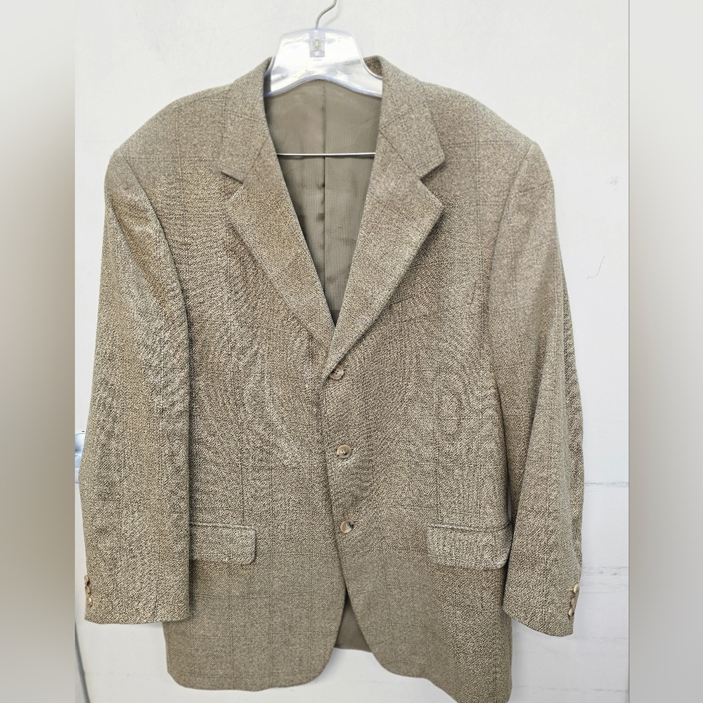 Vtg Ermenegildo Zegna Soft Men's Blazer Sports Jacket Size 44R EUC TO PRISTINE - Picture 1 of 16